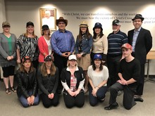 STARCatholic Central Office staff have our #HatsOnForMentalHealth #GETLOUD #MentalHealthWeek mentalhealthweek.ca #AbEd #cathed